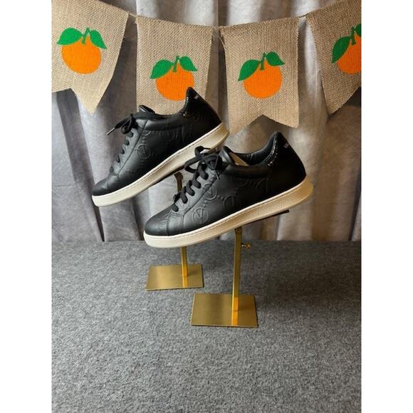 Valentino Shoes - Valentino Sofia Monogram Leather Sneaker Shoes Sz 9 M